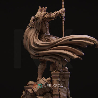 Shattered King | Garage Resin Kit Statue | D&D TTRPG Fantasy Miniature | Nerikson