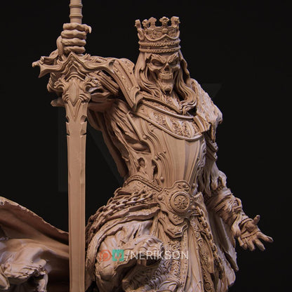 Shattered King | Garage Resin Kit Statue | D&D TTRPG Fantasy Miniature | Nerikson