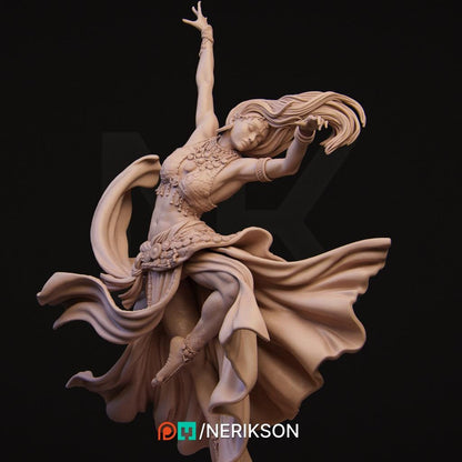 Sound of Night, Dancer | Garage Resin Kit Statue | D&D TTRPG Fantasy Miniature | Nerikson