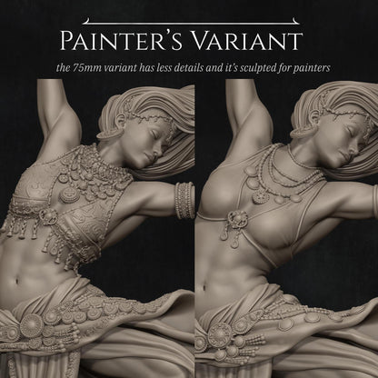 Sound of Night, Dancer | Garage Resin Kit Statue | D&D TTRPG Fantasy Miniature | Nerikson