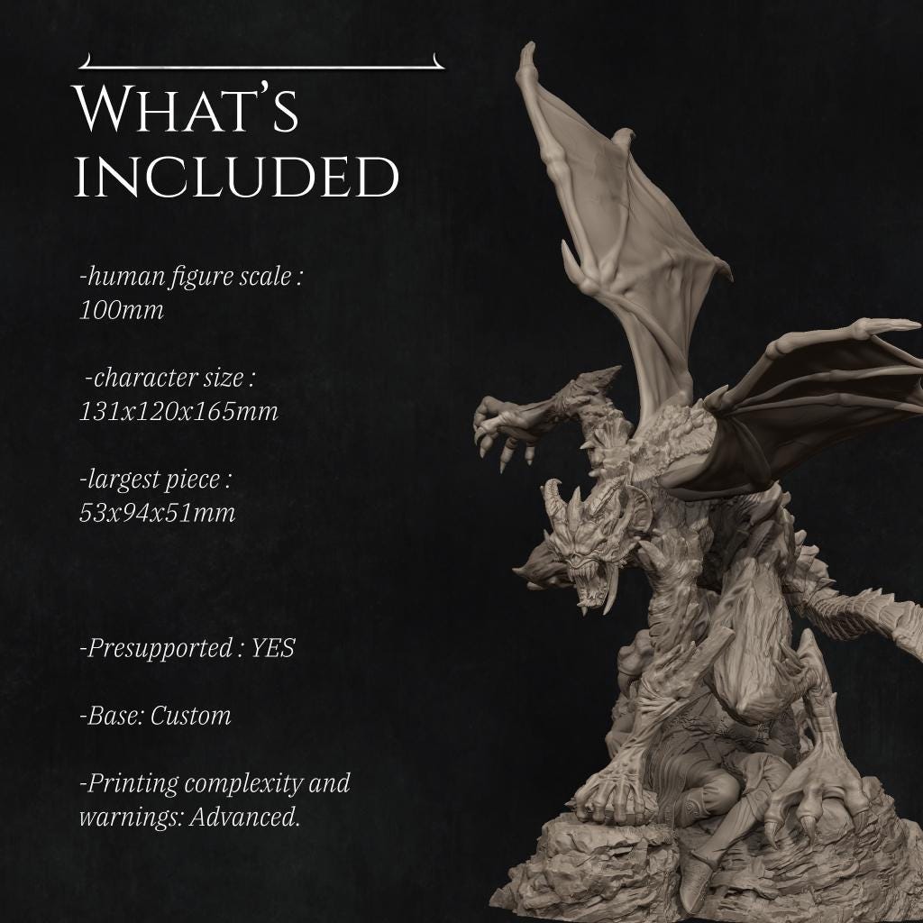 Steve the Demon Imp | Garage Resin Kit Statue | D&D TTRPG Fantasy Miniature | Nerikson