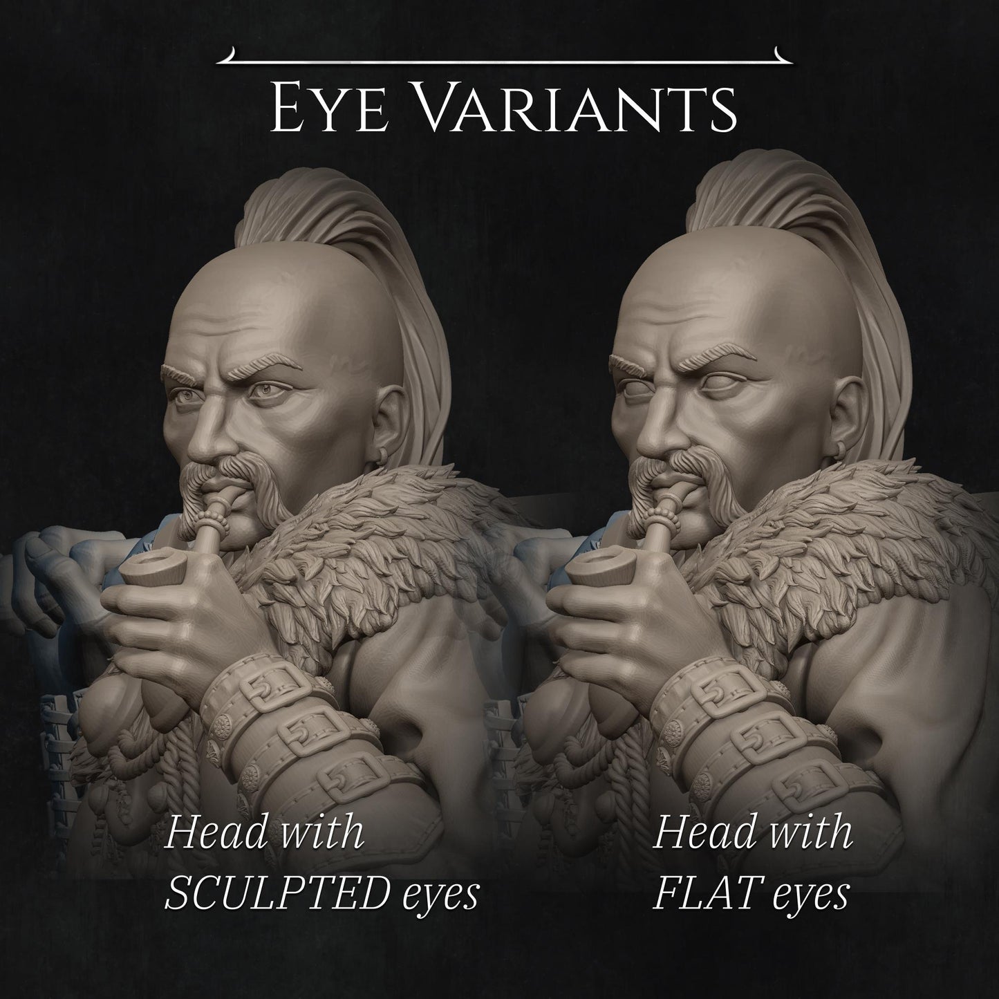 Taras | TABLETOP SCALE | D&D TTRPG Fantasy Miniature | Nerikson