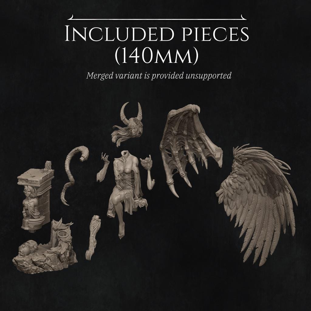 The Face of Evil | Garage Resin Kit Statue | D&D TTRPG Fantasy Miniature | Nerikson