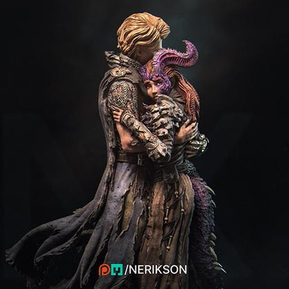 The Last Battle, Full Diorama | Garage Resin Kit Statue | D&D TTRPG Fantasy Miniature | Nerikson