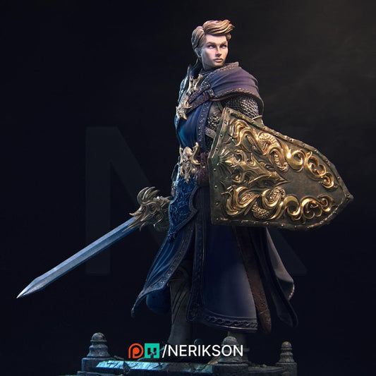 The Last Battle - Aaron Standalone | Garage Resin Kit Statue | D&D TTRPG Fantasy Miniature | Nerikson