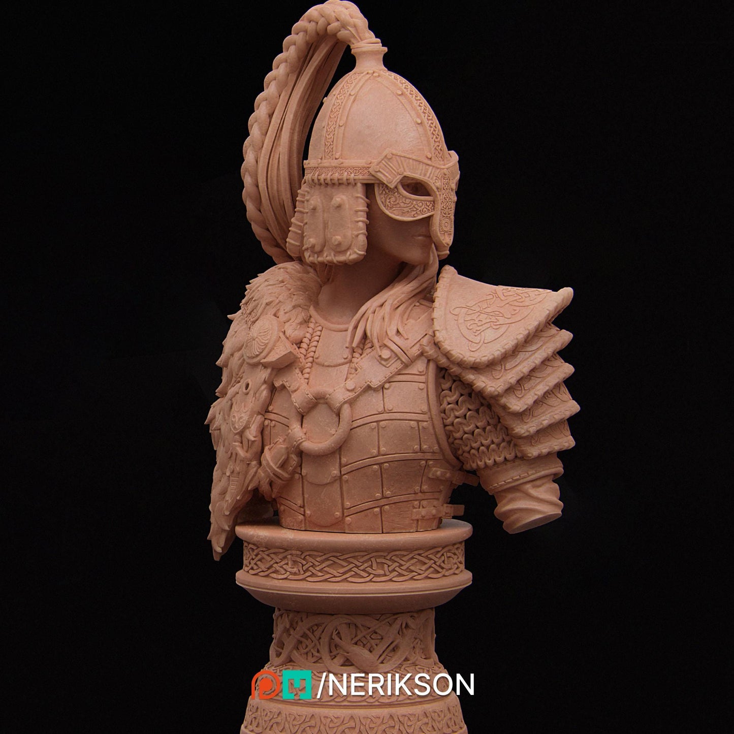 Thyra the Conqueror | Garage Resin Kit Statue | D&D TTRPG Fantasy Miniature | Nerikson