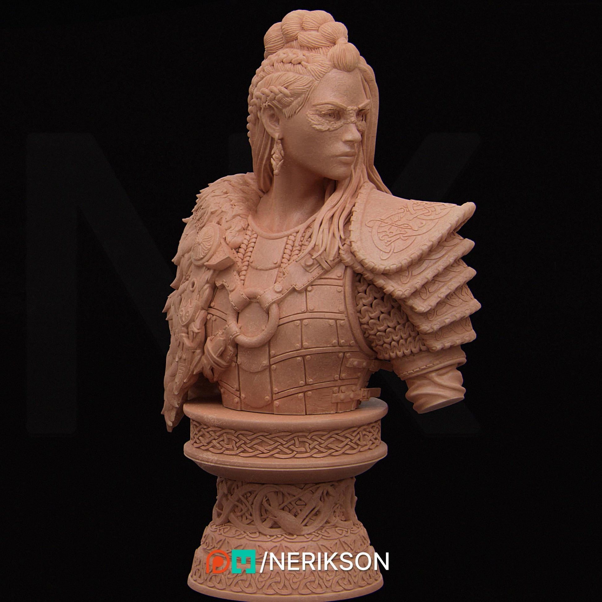 Thyra the Conqueror | Garage Resin Kit Statue | D&D TTRPG Fantasy Miniature | Nerikson
