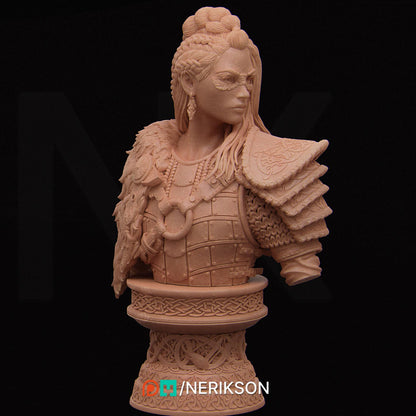 Thyra the Conqueror | Garage Resin Kit Statue | D&D TTRPG Fantasy Miniature | Nerikson