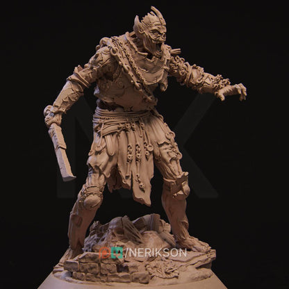 Undead Fighter | TABLETOP SCALE | D&D TTRPG Fantasy Miniature | Nerikson