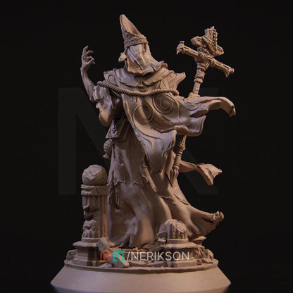 Undead Priest | TABLETOP SCALE | D&D TTRPG Fantasy Miniature | Nerikson