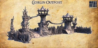 Goblin Outpost | 28mm Scale Model Terrain | D&D TTRPG Playable 3D Printed Building | MiniatureLand