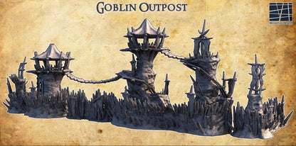 Goblin Outpost | 28mm Scale Model Terrain | D&D TTRPG Playable 3D Printed Building | MiniatureLand