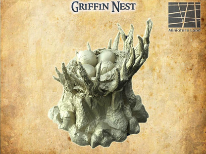 Griffin Nest | 28mm Scale Model Terrain | D&D TTRPG Playable 3D Printed Building | MiniatureLand