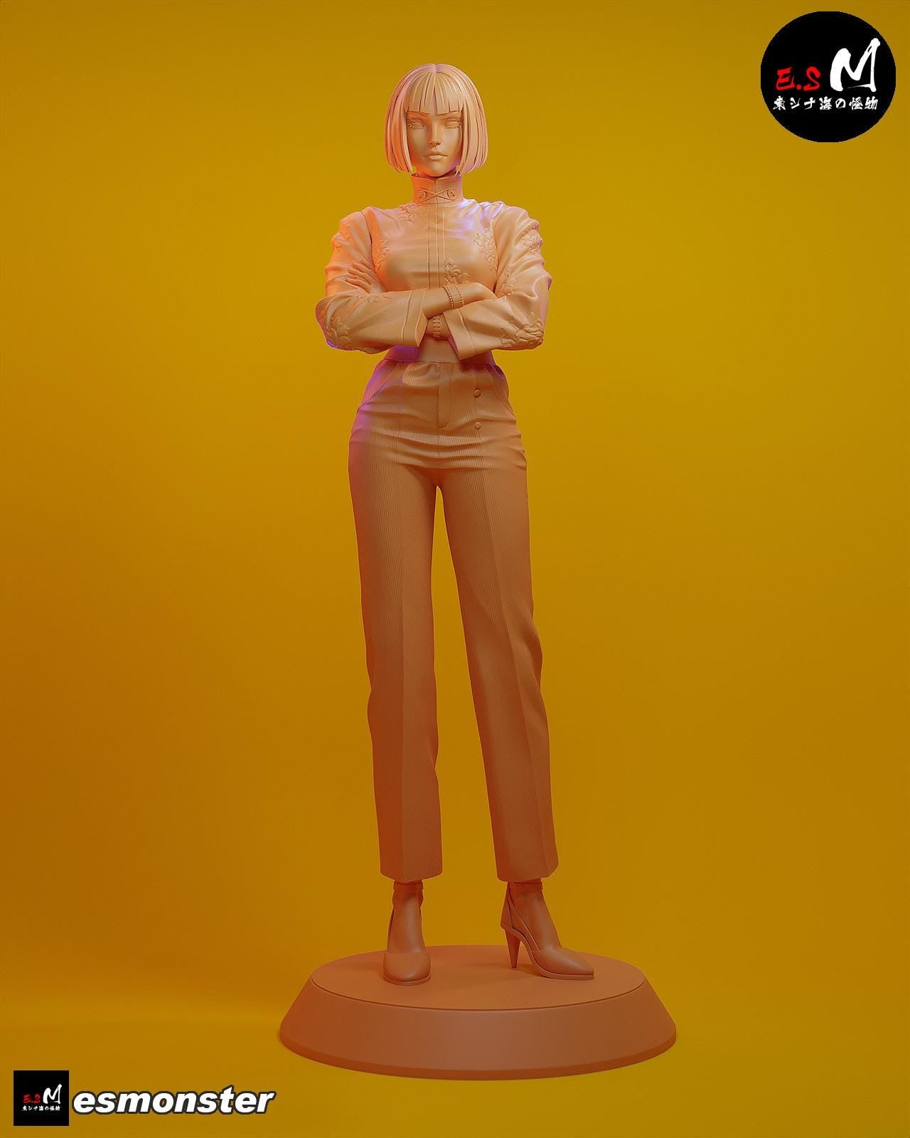 Tang OC | Resin Garage Kit Sculpture Anime Video Game Fan Art Statue | E.S Monster