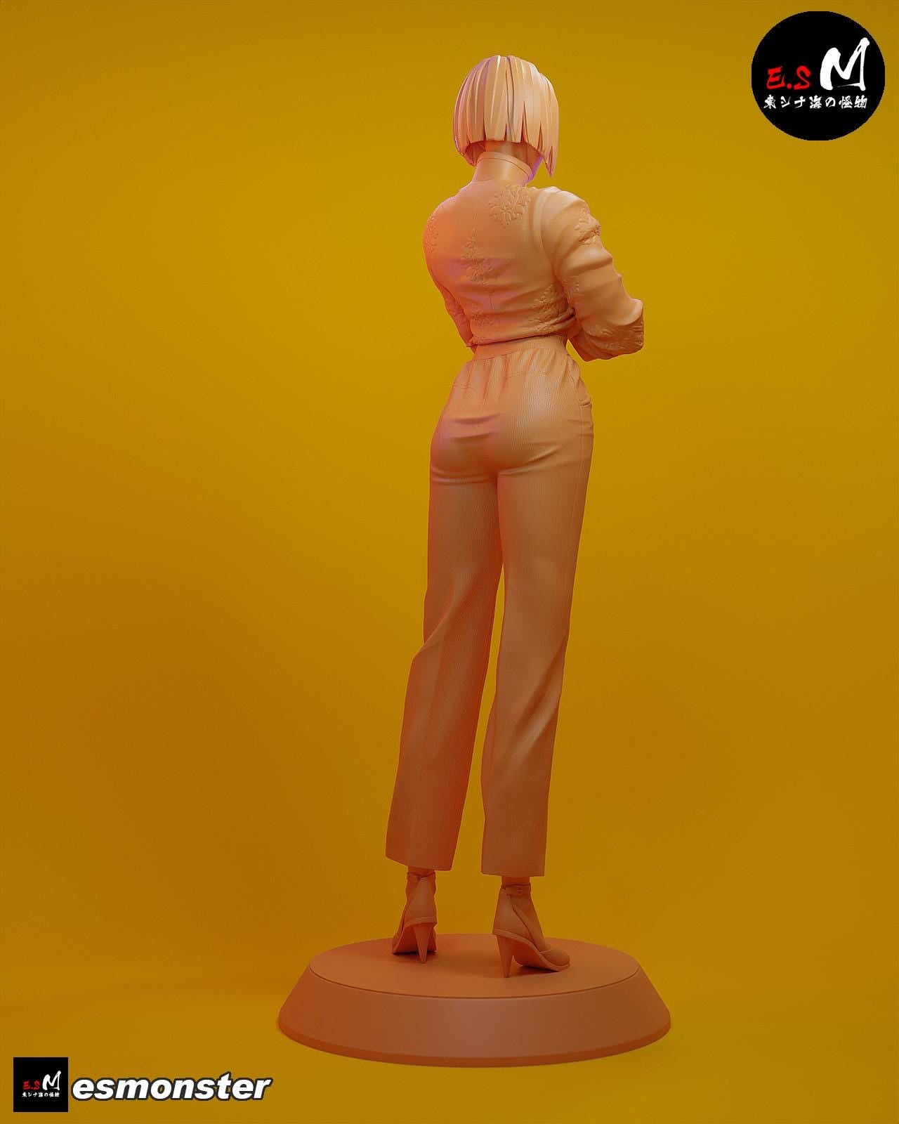 Tang OC | Resin Garage Kit Sculpture Anime Video Game Fan Art Statue | E.S Monster