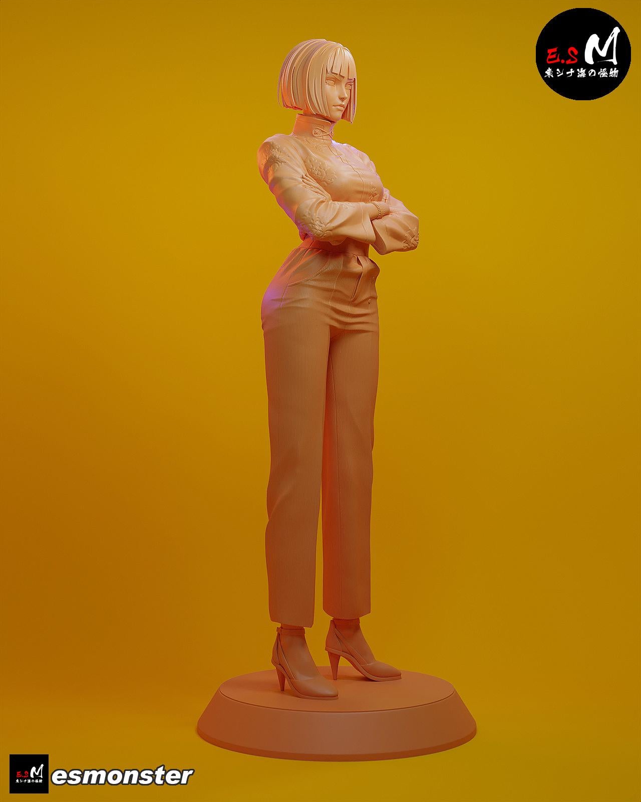 Tang OC | Resin Garage Kit Sculpture Anime Video Game Fan Art Statue | E.S Monster