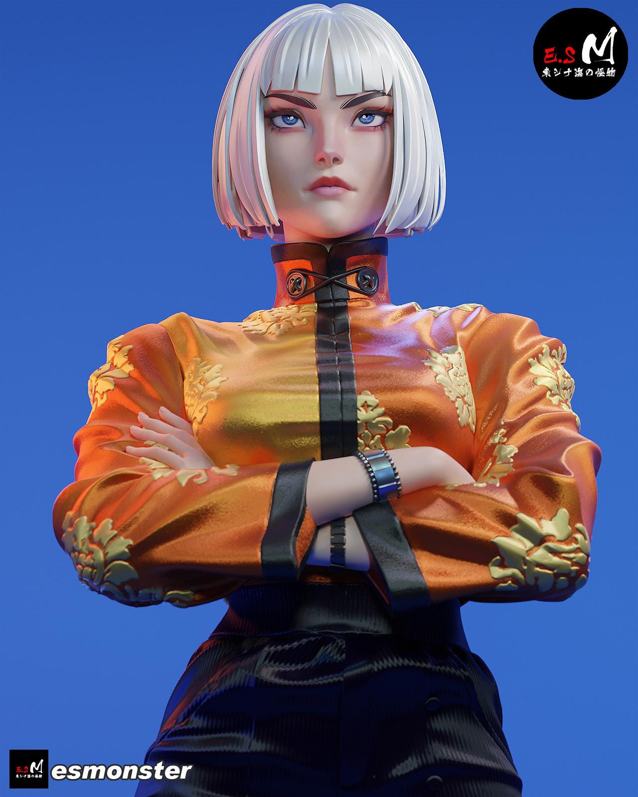 Tang OC | Resin Garage Kit Sculpture Anime Video Game Fan Art Statue | E.S Monster