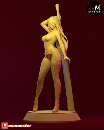 Prototype Android | Resin Garage Kit Sculpture Anime Video Game Fan Art Statue | E.S Monster