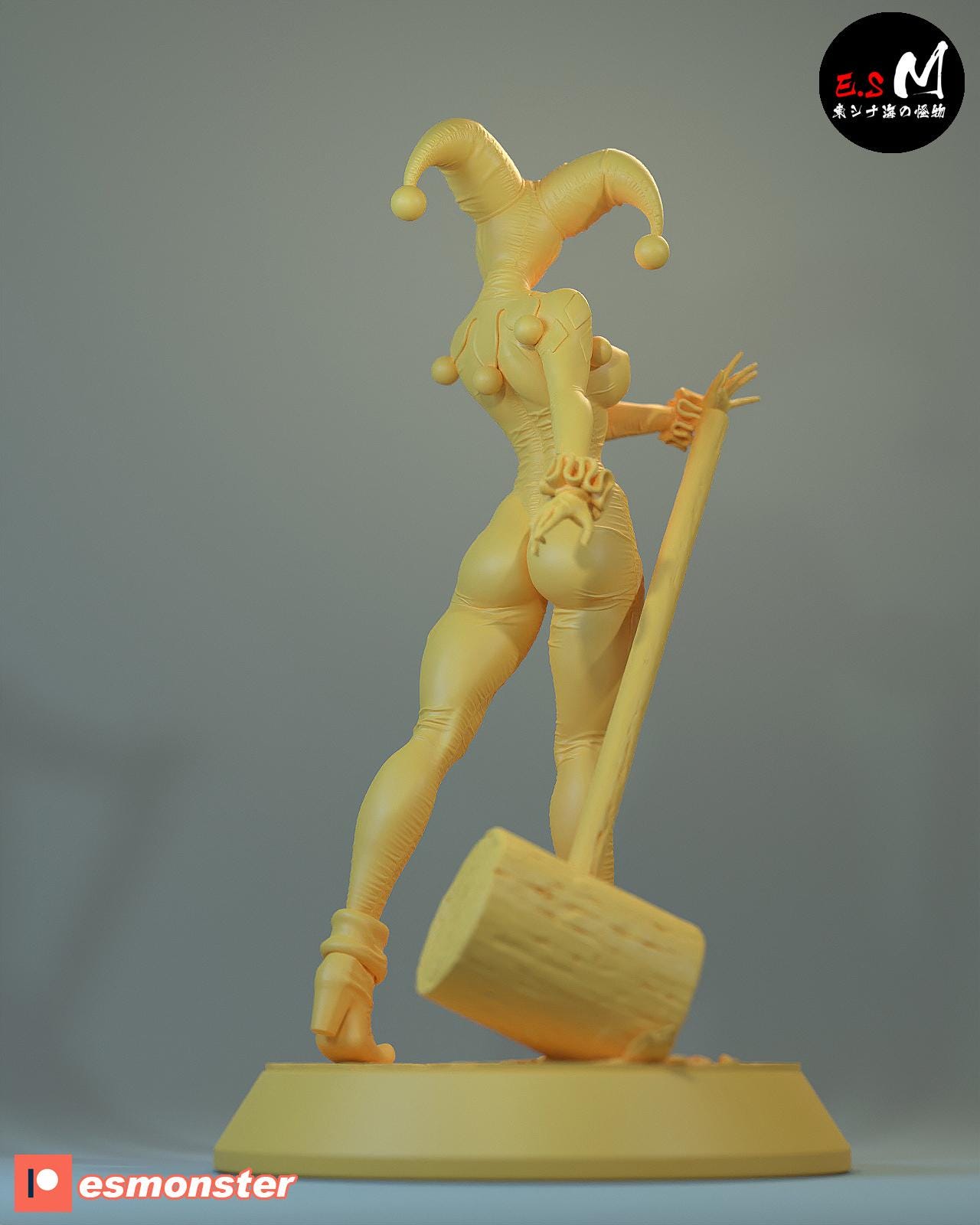 Harlequin Clown | Resin Garage Kit Sculpture Anime Video Game Fan Art Statue | E.S Monster