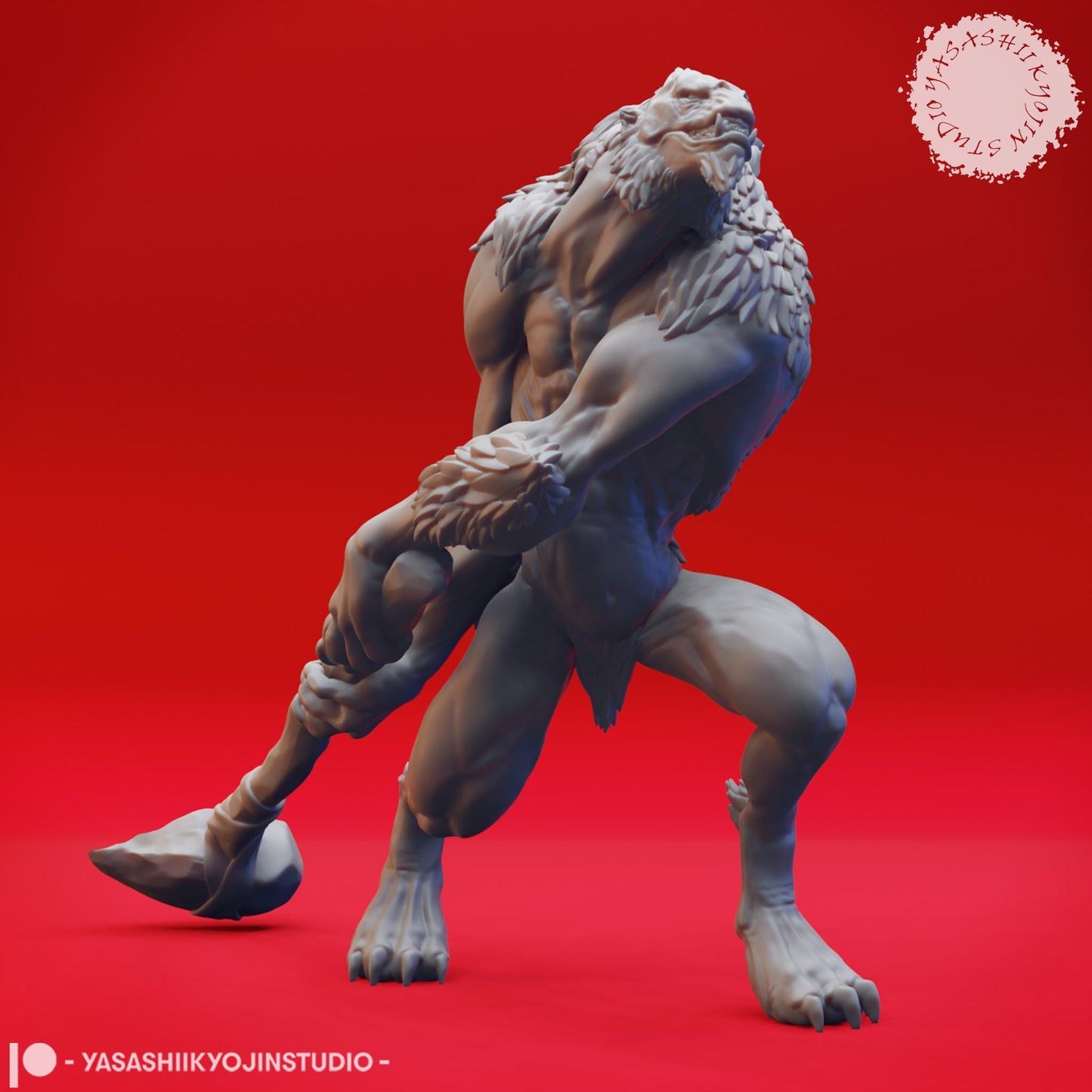 Quaggoth | TABLETOP SCALE | TTRPG Monster Miniature | Yasashii Kyojin Studio