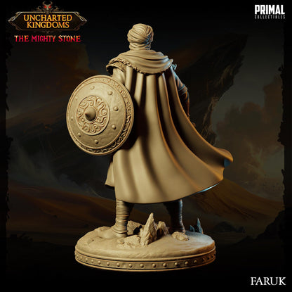 Arabian Army Faruk | Uncharted Kingdoms | TTRPG D&D Miniature | Primal Collectibles