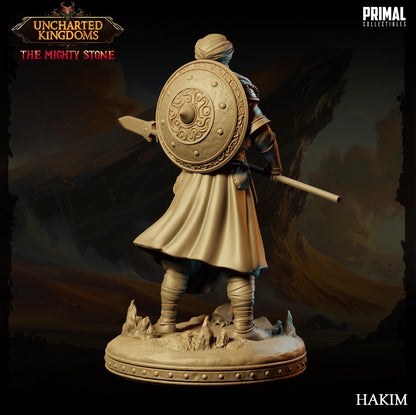 Arabian Army Hakim | Uncharted Kingdoms | TTRPG D&D Miniature | Primal Collectibles