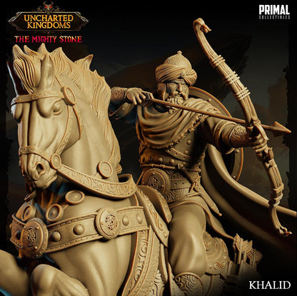 Arabian Army Khalid | Uncharted Kingdoms | TTRPG D&D Miniature | Primal Collectibles