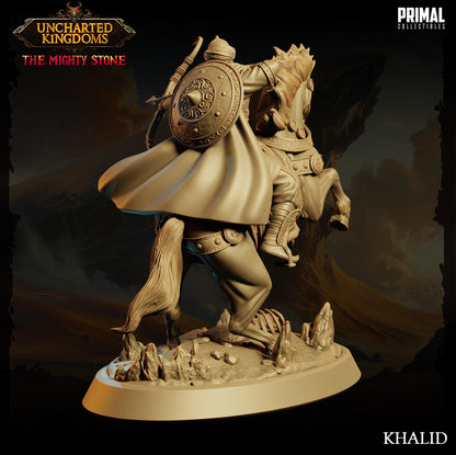 Arabian Army Khalid | Uncharted Kingdoms | TTRPG D&D Miniature | Primal Collectibles