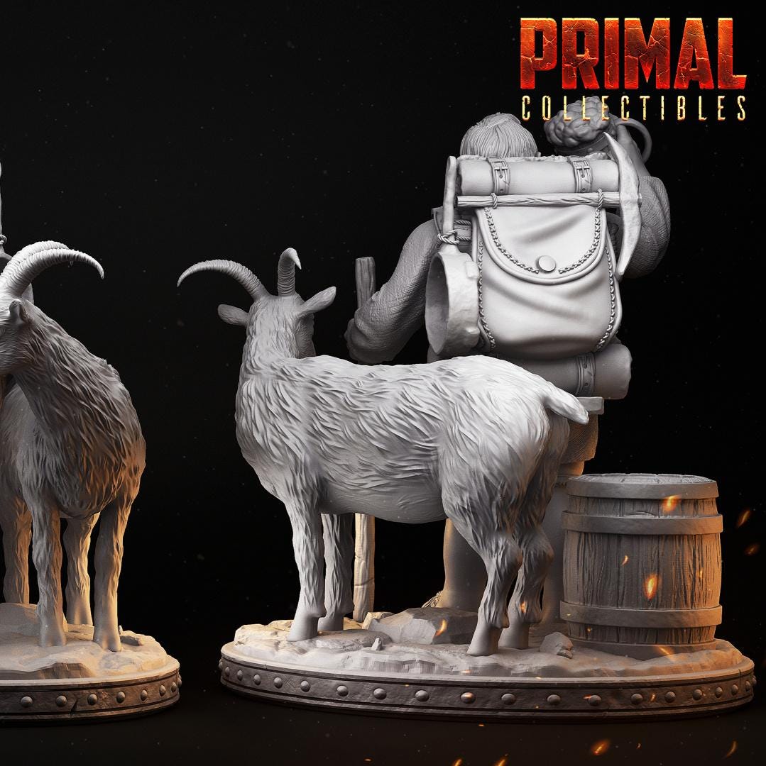 Bronson Diorama | Tabletop Scale | TTRPG D&D Miniature | Primal Collectibles