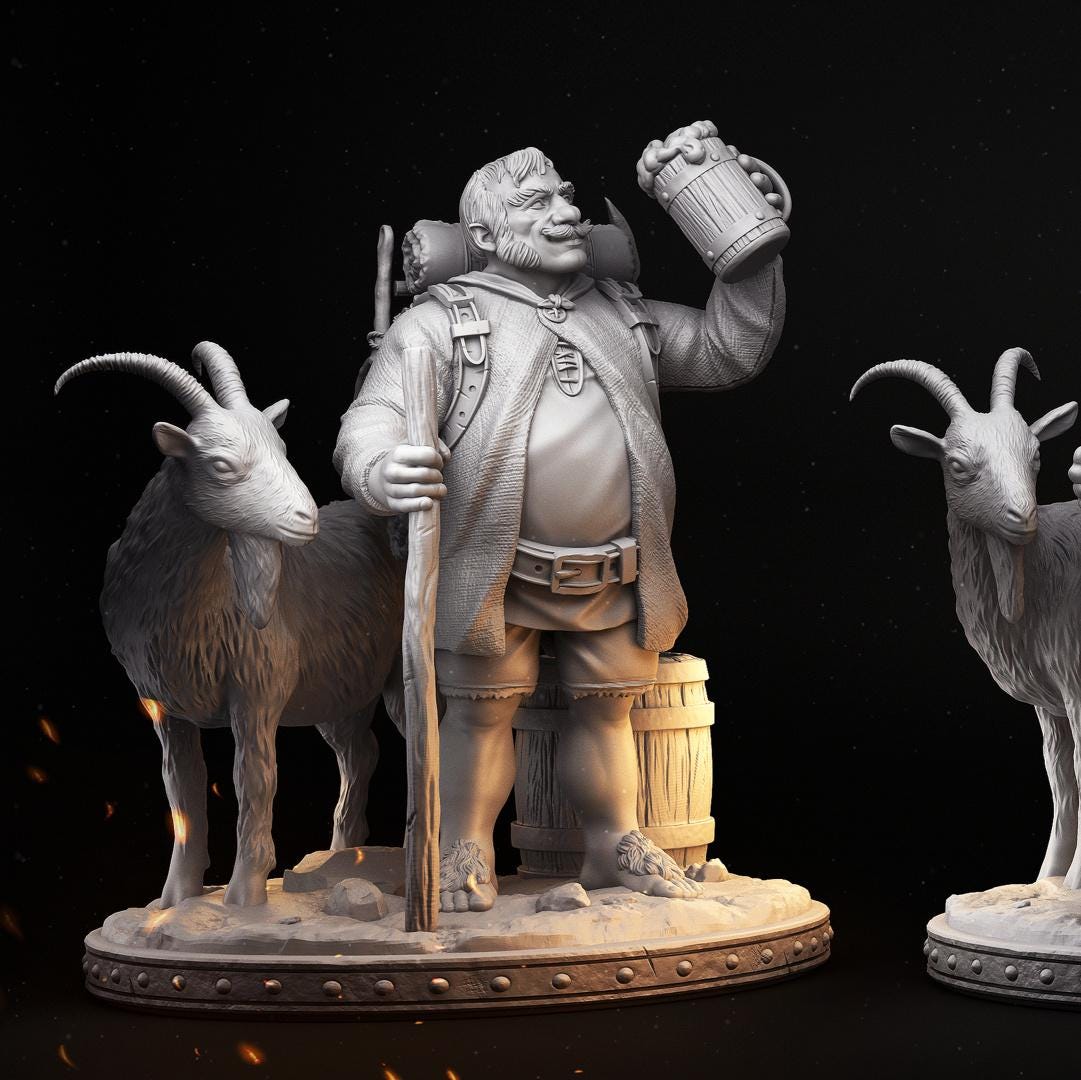Bronson Diorama | Tabletop Scale | TTRPG D&D Miniature | Primal Collectibles