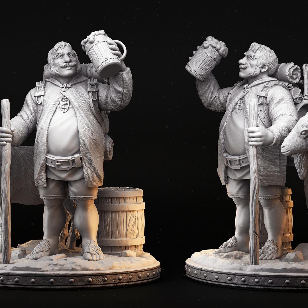 Bronson Diorama | Tabletop Scale | TTRPG D&D Miniature | Primal Collectibles