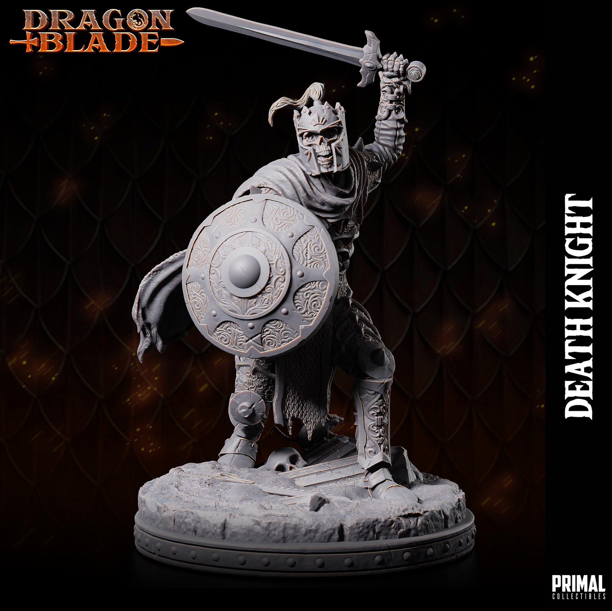Death Knights | Dragonblade | TTRPG D&D Miniature | Primal Collectibles