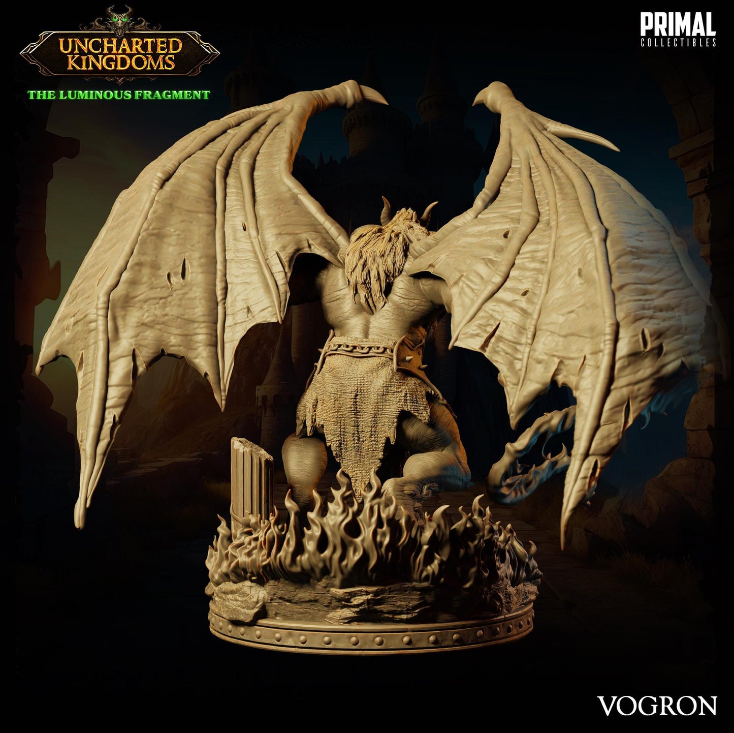 Demon Balor Vogron | Tabletop Scale | TTRPG D&D Miniature | Primal Collectibles