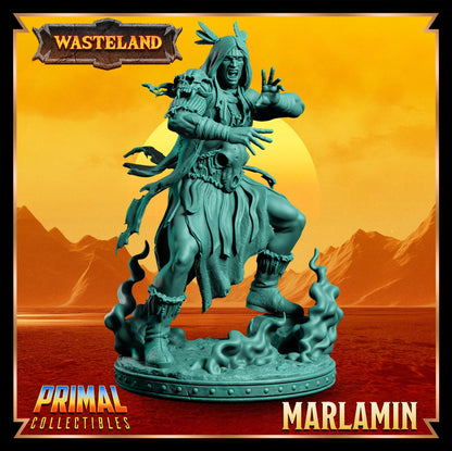 Cleric Marlamin | Wasteland | Tabletop Scale | TTRPG D&D Miniature | Primal Collectibles