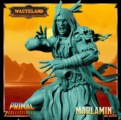 Cleric Marlamin | Wasteland | Tabletop Scale | TTRPG D&D Miniature | Primal Collectibles
