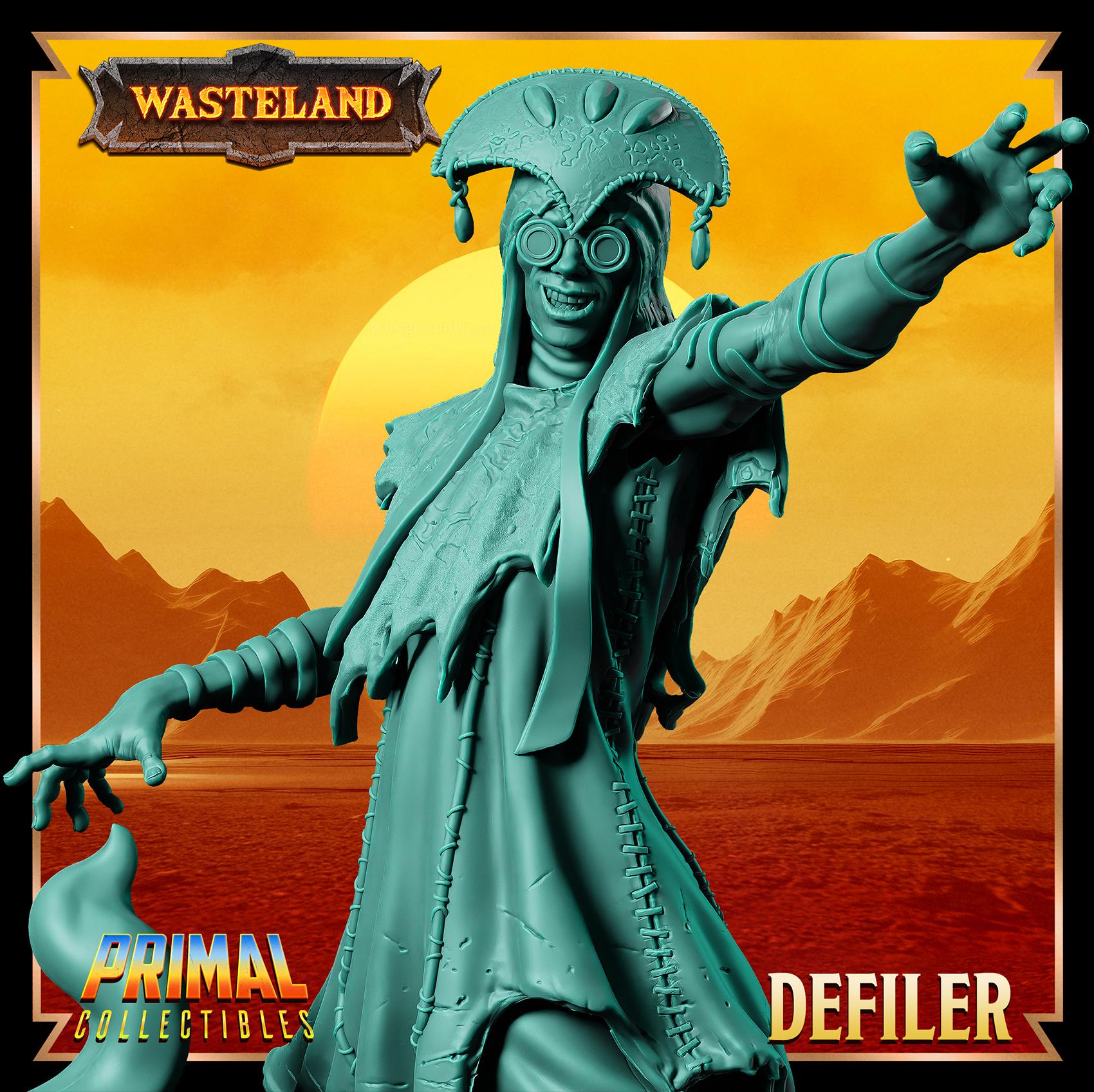 Defiler | Wasteland | Tabletop Scale | TTRPG D&D Miniature | Primal ...