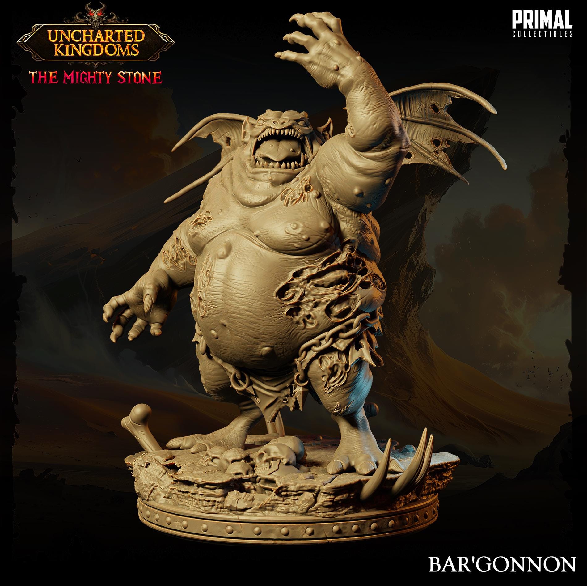 Devil Bargonnon | Tabletop Scale | TTRPG D&D Miniature | Primal Collectibles