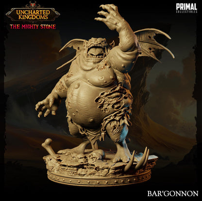 Devil Bargonnon | Uncharted Kingdoms | TTRPG D&D Miniature | Primal Collectibles