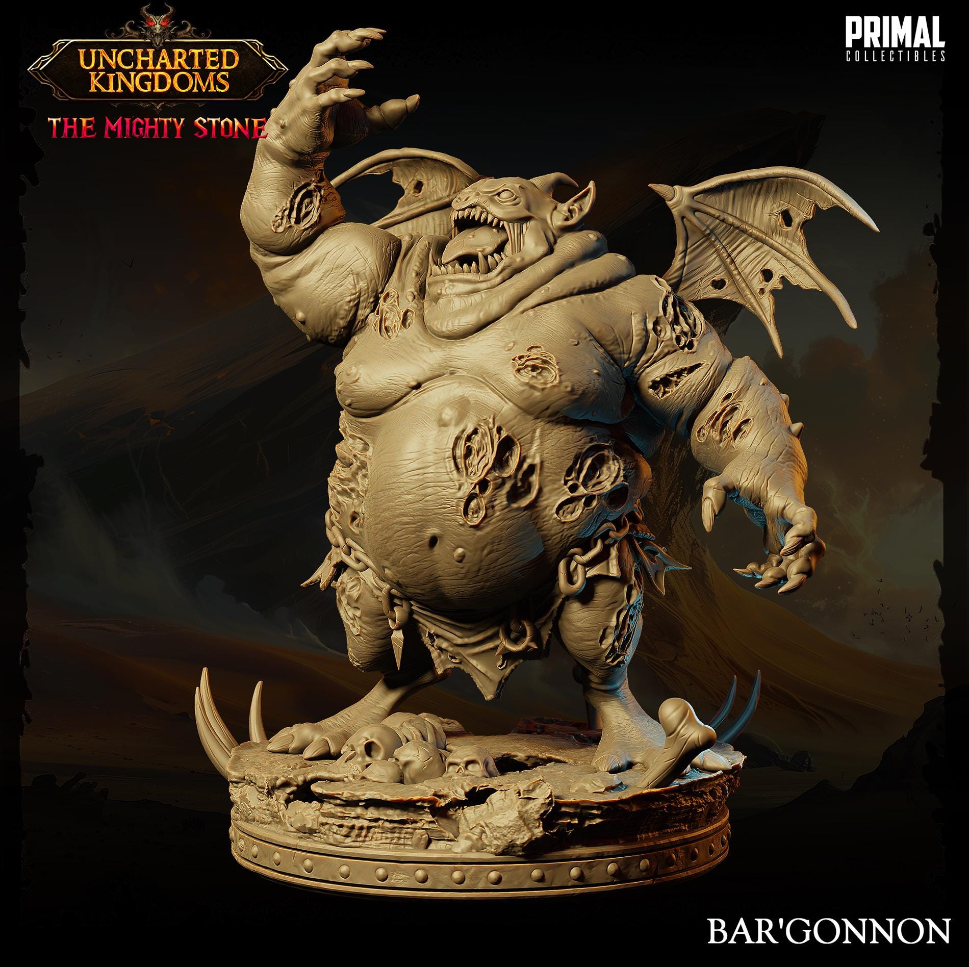 Devil Bargonnon | Tabletop Scale | TTRPG D&D Miniature | Primal Collectibles