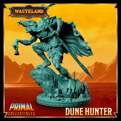Dune Hunter | Wasteland | Tabletop Scale | TTRPG D&D Miniature | Primal Collectibles