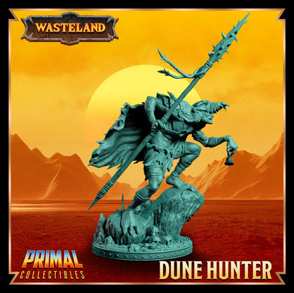 Dune Hunter | Wasteland | Tabletop Scale | TTRPG D&D Miniature | Primal Collectibles
