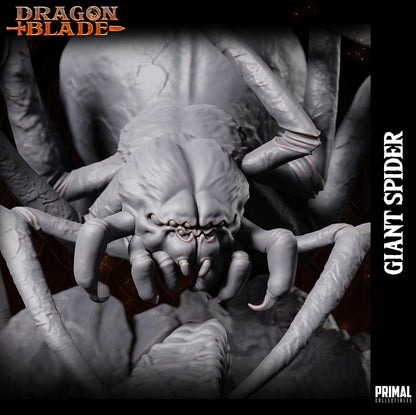 Giant Spiders | Dragonblade | TTRPG D&D Miniature | Primal Collectibles