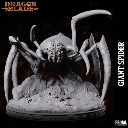 Giant Spiders | Dragonblade | TTRPG D&D Miniature | Primal Collectibles