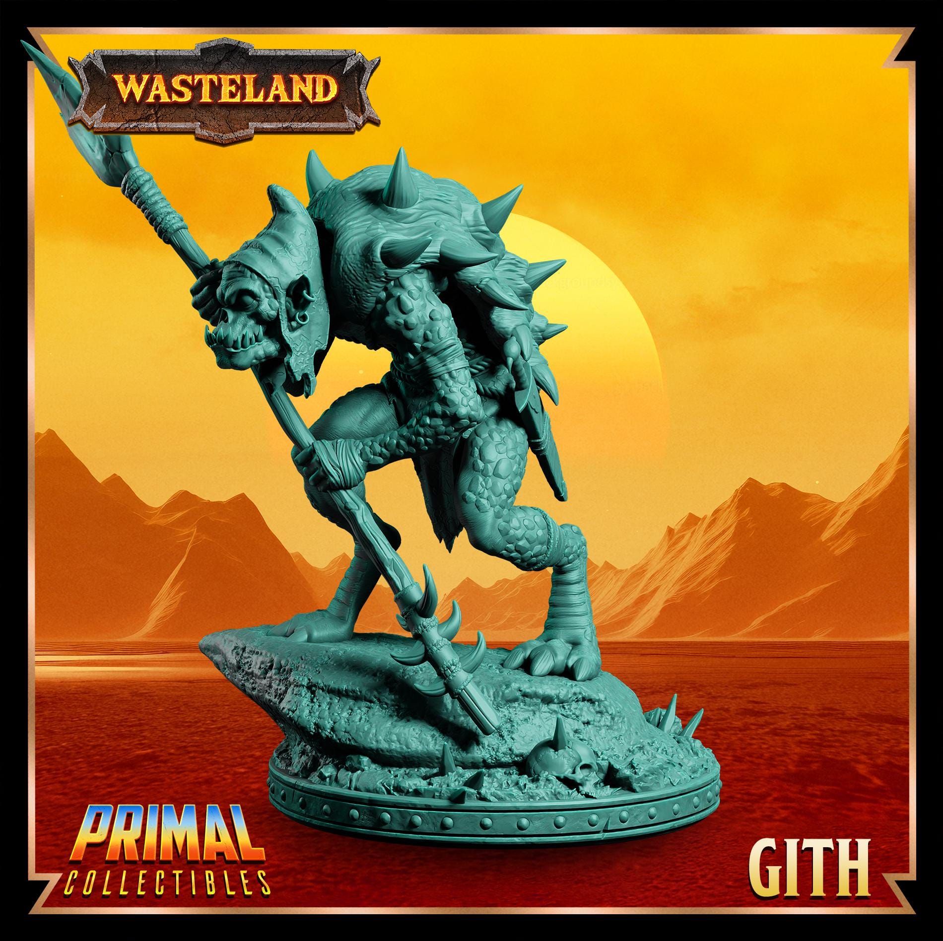 Gith | Wasteland | Tabletop Scale | TTRPG D&D Miniature | Primal Collectibles