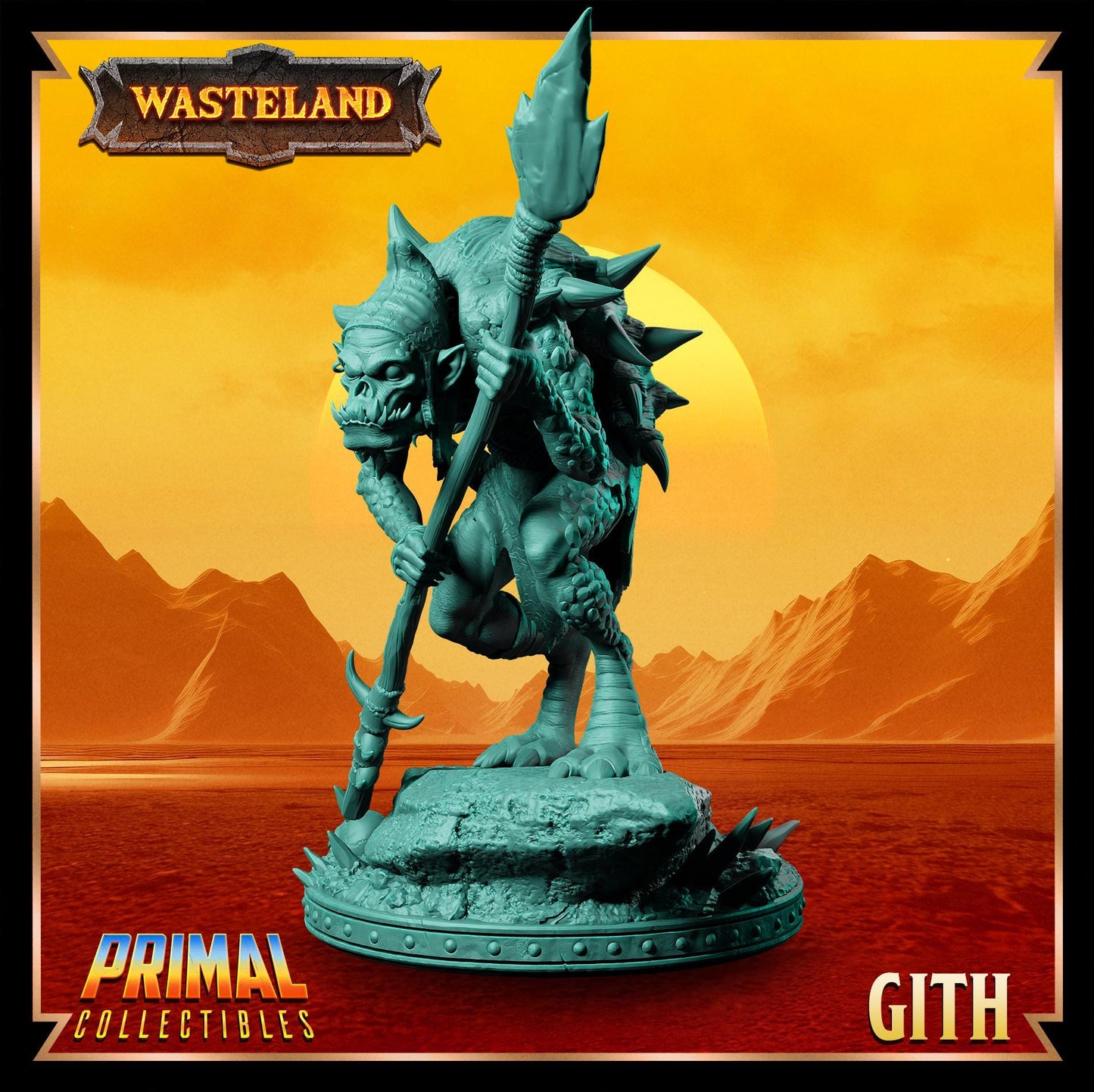 Gith | Wasteland | Tabletop Scale | TTRPG D&D Miniature | Primal Collectibles