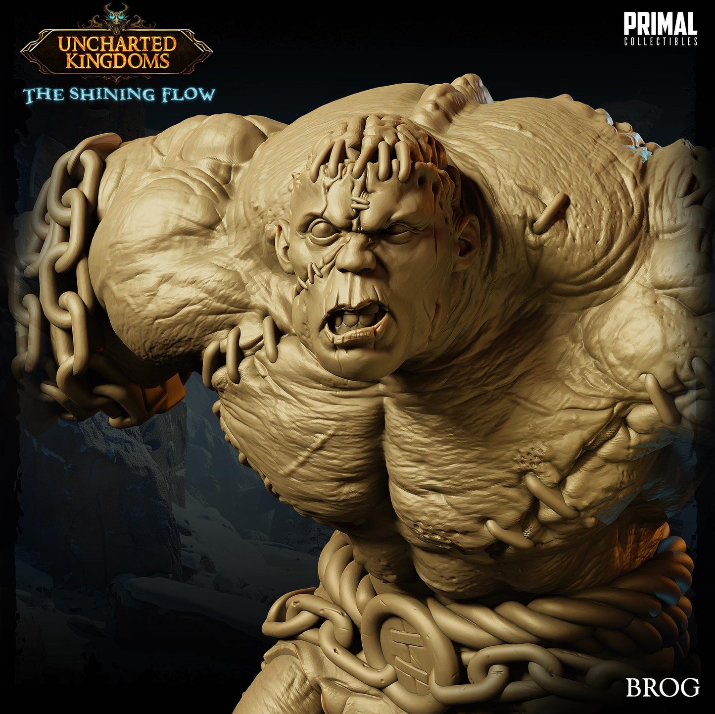 Golem Brog | Tabletop Scale | TTRPG D&D Miniature | Primal Collectibles