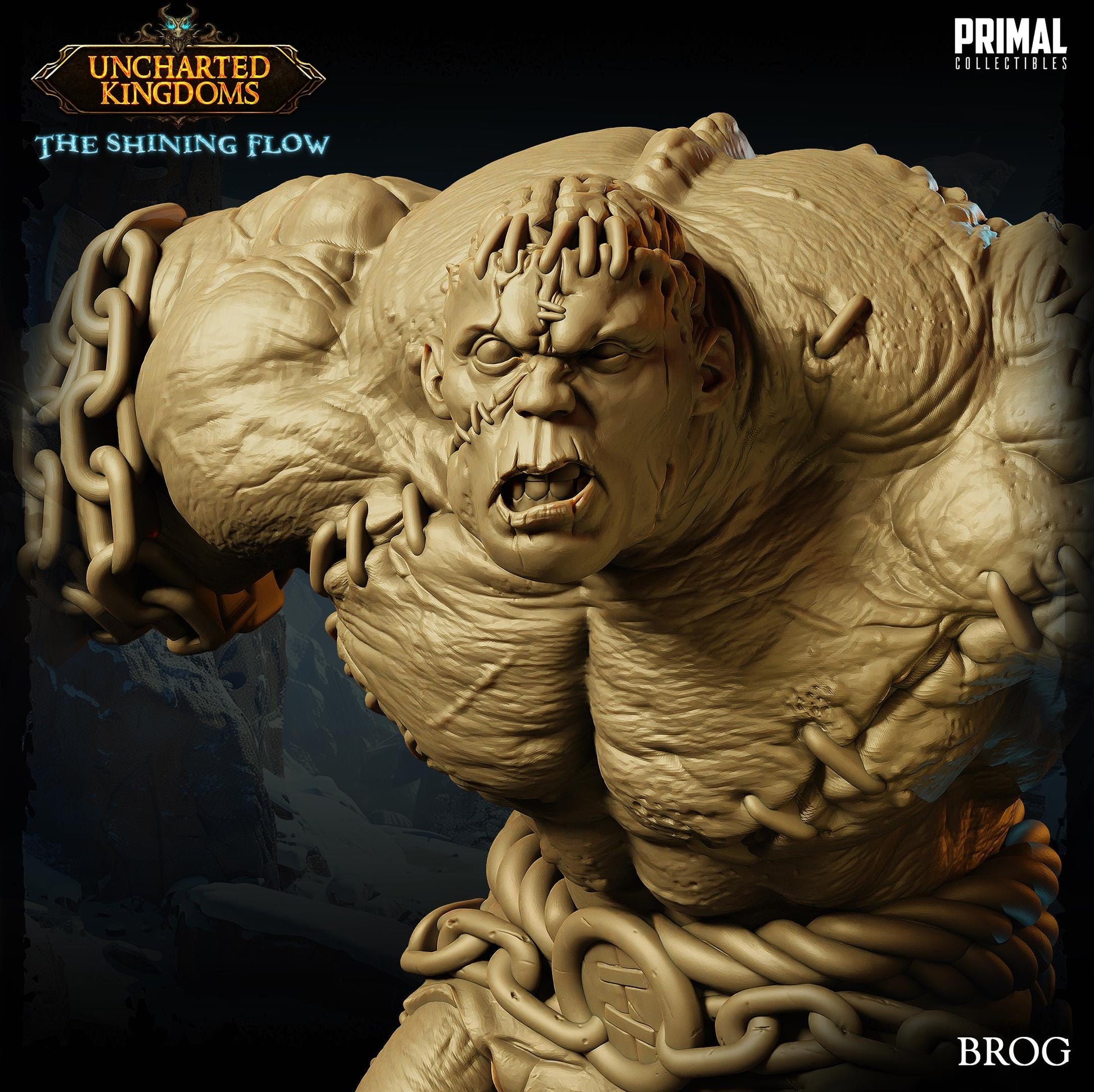 Golem Brog | Tabletop Scale | TTRPG D&D Miniature | Primal Collectibles