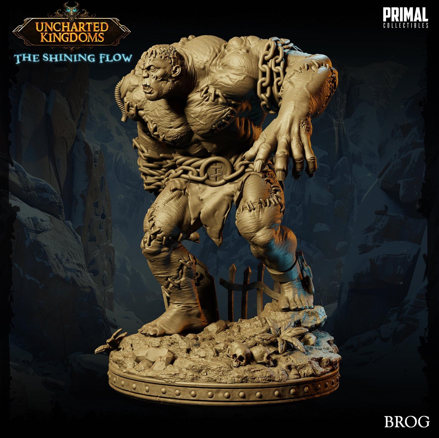 Golem Brog | Tabletop Scale | TTRPG D&D Miniature | Primal Collectibles