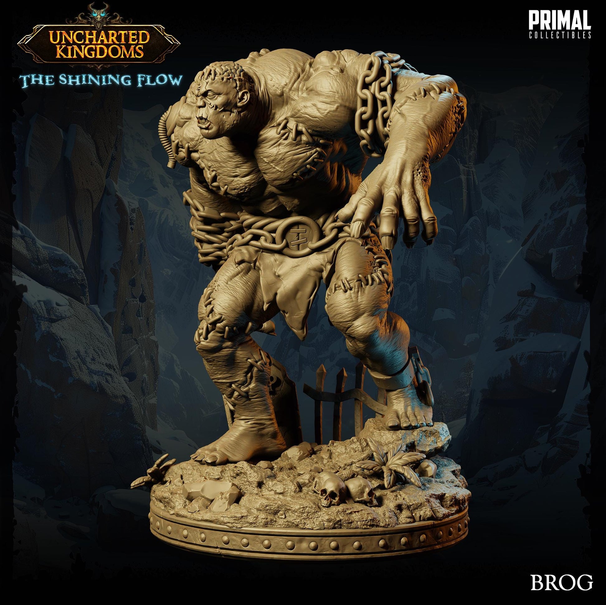 Golem Brog | Tabletop Scale | TTRPG D&D Miniature | Primal Collectibles