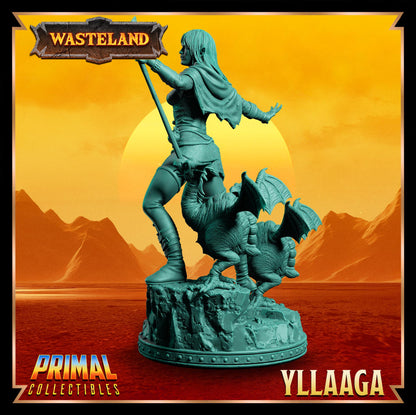 Half Elf Yllaaga | Wasteland | Tabletop Scale | TTRPG D&D Miniature | Primal Collectibles